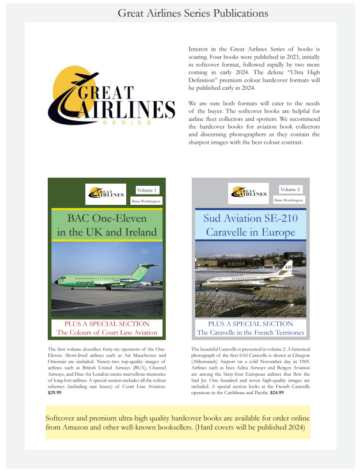 Great Airlines Series announces new book volumes