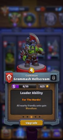 Vodnik za obvladovanje Grommash Hellscream v Warcraft Rumble