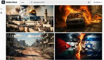 Nyhetssidor använder AI-tillverkade Israel-Hamas krigsbilder som säljs av Adobe