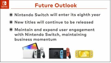 Nintendo affirme qu'il continuera à sortir des jeux Switch "sans être lié par le concept traditionnel du cycle de vie de la plateforme"