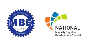OutPLEXin myöntämä Minority Business Enterprise (MBE) -sertifikaatti
