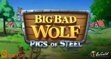 Quickspin lanserer oppfølgeren til den klassiske historien om de tre små griser i stor dårlig ulv: Pigs of Steel online spilleautomat