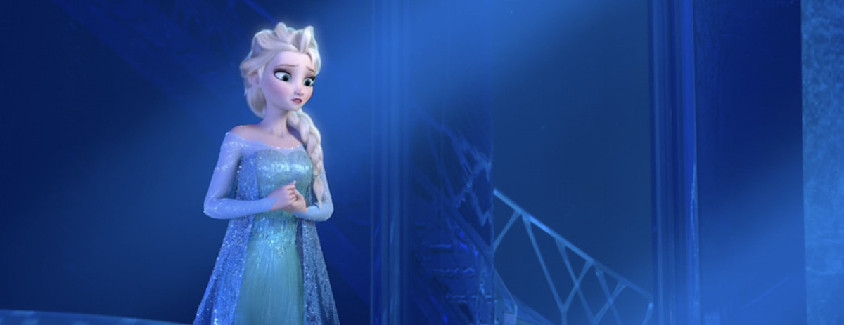 Queen Elsa stands looking worried on the frozen balcony of her frozen palace, surrounded by frozen walls and frozen bannisters, in…&nbsp;what was that movie called again? Chilly, or something like that?