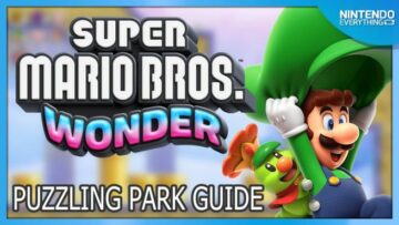 Αναζήτηση τοποθεσιών κερμάτων Party Puzzling Park στο Super Mario Bros. Wonder
