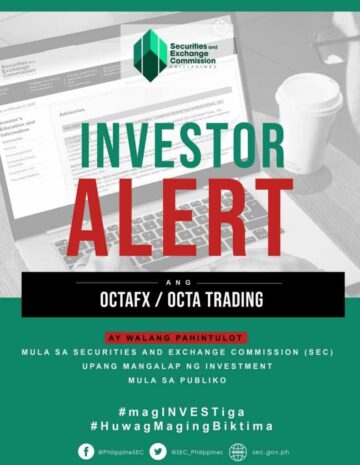 SEC afslører OCTAFX/OCTA TRADINGs uautoriserede investeringsaktiviteter i Filippinerne