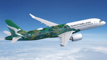 The latest in the QANTAS Flying Art Series