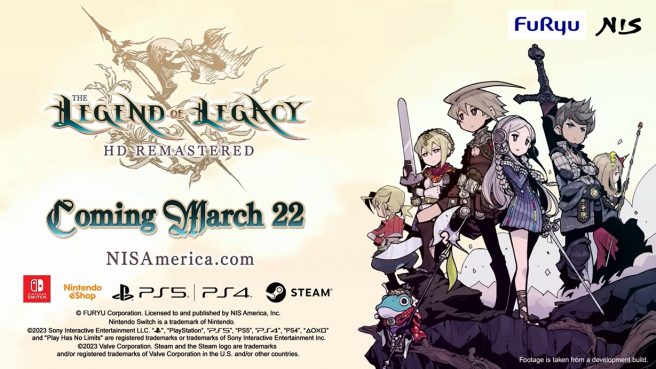 The Legend of Legacy HD Remastered release date
