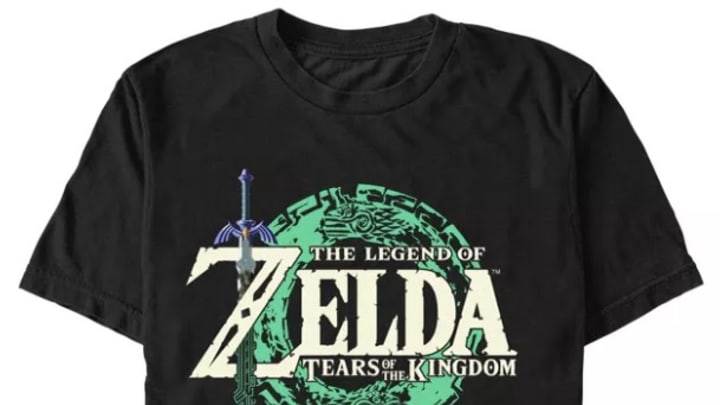 Men's Nintendo The Legend of Zelda Tears of the Kingdom Game Logo T-Shirt