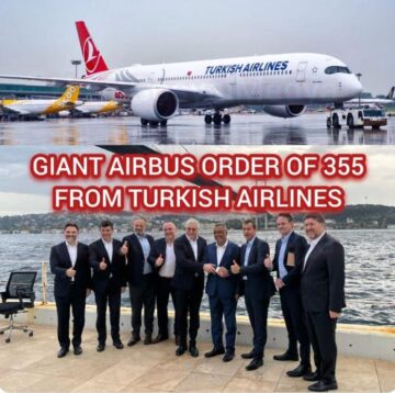Turkish Airlines ready to place a giant order of 355 aircraft with Airbus