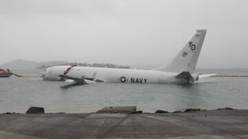 U.S. Military Releases First Official Photos Of P-8A Poseidon Into The Water In Hawaii