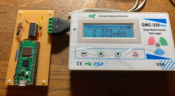 Using Nuclear Decay As Random Number Generator Source For An MCU