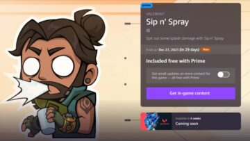 Valorant Prime Gaming décembre 2023 : comment obtenir Sip n' Spray gratuitement