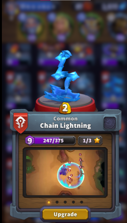 Warcraft Rumble Spells Guide - Chain Lightning