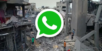 Nalepke WhatsApp AI palestinskim otrokom dodajo orožje
