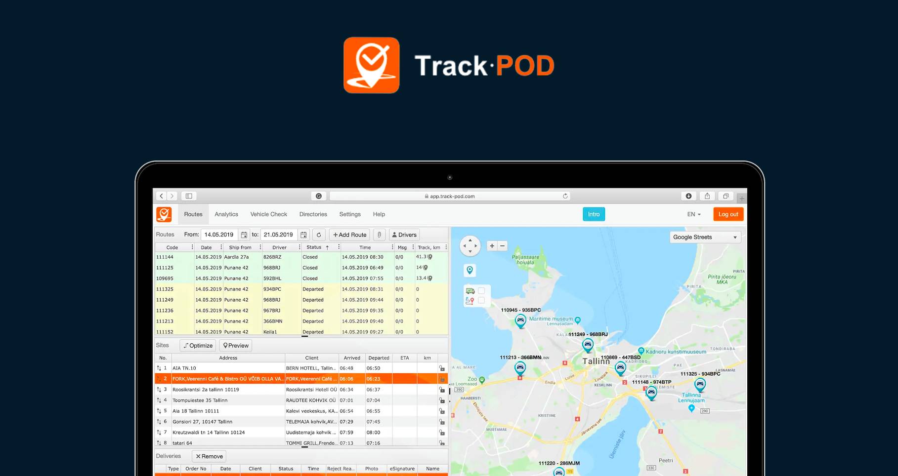 Track PoD Courier Management Solution