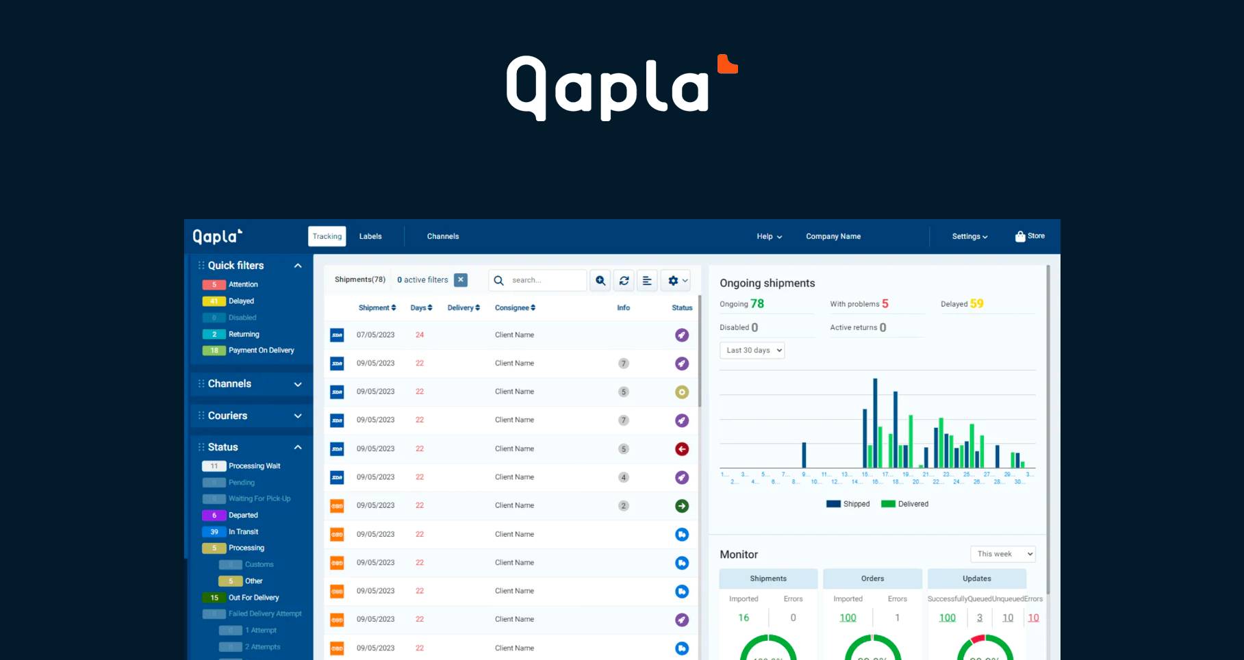 Qapla Courier Software Solutions