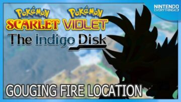 Ubicación de Gouging Fire en Pokémon Scarlet y Violet The Indigo Disk