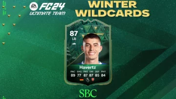 Wie vervollständige ich Kai Havertz Winter Wildcards Sbc in EA FC 24?