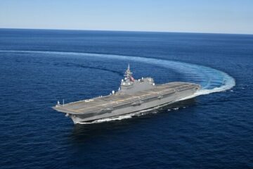 Japan releases images of refitted Izumo-class carrier