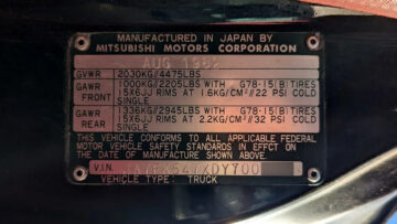 Joyau de la casse : camion Mitsubishi 1983WD SPX 4