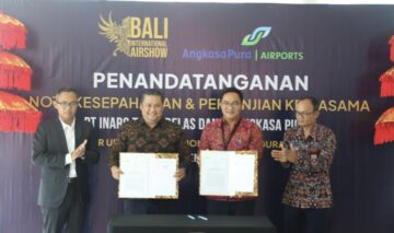 MOU Partnership Signed between Organisers of Bali International Airshow and Angkasa Pura I