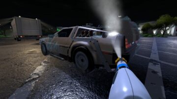 Powerwash Simulator Back To The Future סקירת DLC - מסע בזמן זה מבולגן - MonsterVine