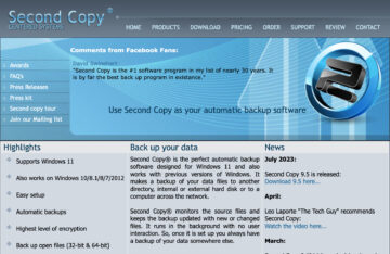 Обзор Second Copy: резервное копирование и синхронизация с помощью дружественного интерфейса