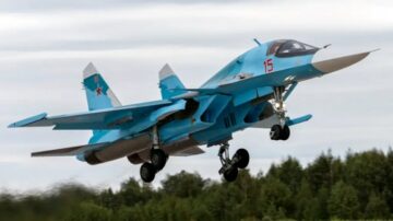 Det ukrainske luftvåben hævder at have skudt tre russiske Su-34'er ned i dag