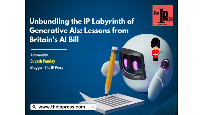 Desagregando o labirinto IP de IAs generativas: lições do projeto de lei de IA da Grã-Bretanha