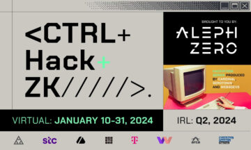 Aleph Zero 基金会推出 CTRL+Hack+ZK，一项全球区块链黑客马拉松，奖金 575 万美元