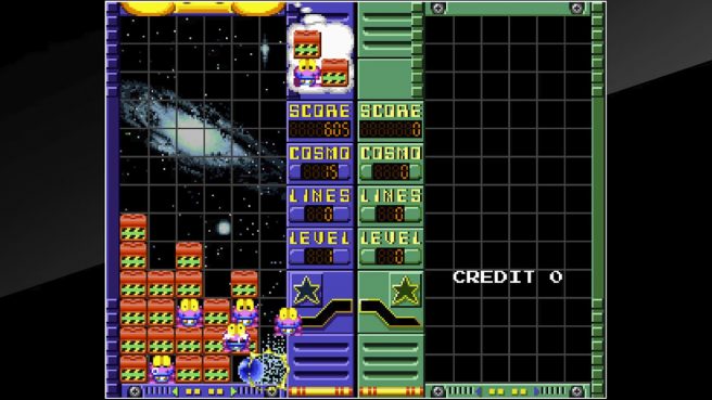 Arcade Archives Cosmo Gang the Puzzle gameplay