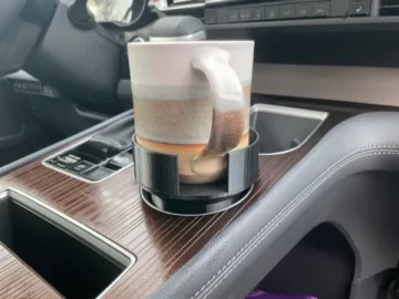 Coffee Mug Adapter for Car Cup Holder #3DThursday #3DPrinting
