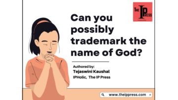 ในนามของพระเจ้า! : การพิจารณาว่าชื่อของพระเจ้าสามารถเป็นเครื่องหมายการค้าได้หรือไม่