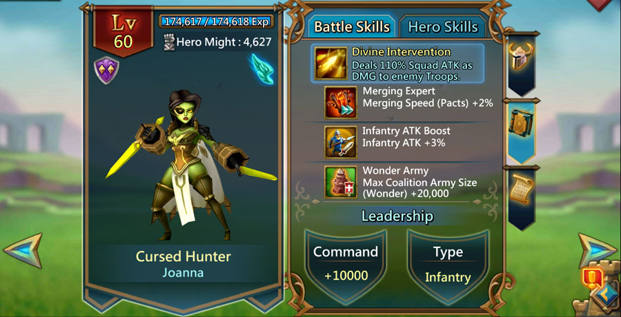 Cursed Hunter Battle Skills