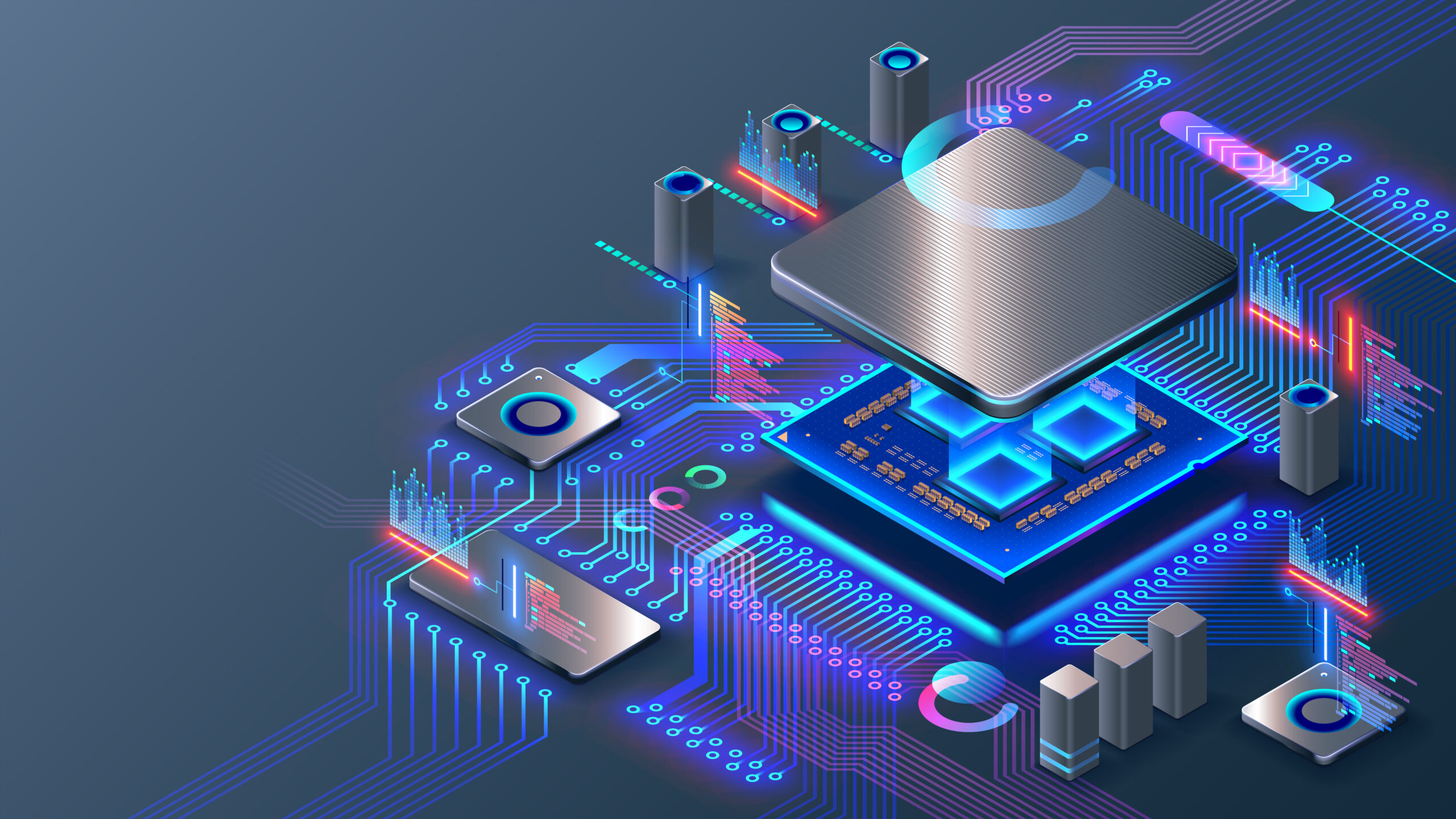Grootschalige integratie van 2D-materialen als halfgeleidend kanaal in een in-memory processor (EPFL)