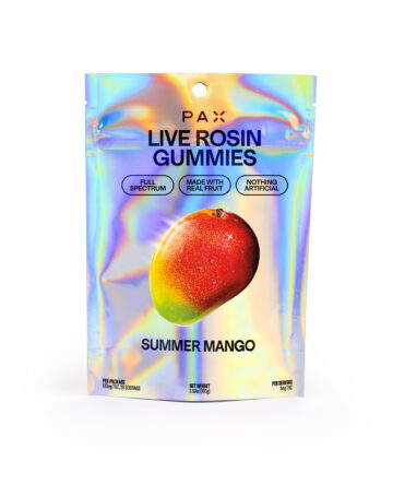 Live Rosin Gummies - PAX Labs, קליפורניה, חורף 2024