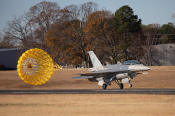 Lockheed Martin delivers first two F-16 Block 70 aircraft to Slovakia