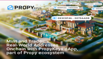 Mint and Trade Adresy w świecie rzeczywistym Onchain z PropyKeys dApp, częścią ekosystemu Propy | Bitcoiny w Irlandii