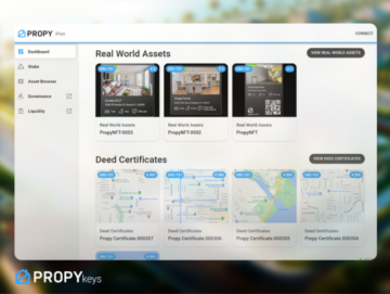 Mint 和 Trade Real-World 使用 PropyKeys dApp（Propy 生态系统的一部分）在链上进行地址 |实时比特币新闻