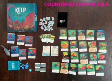 Pirated copies of board game Kelp went up for sale before the Kickstarter even ended