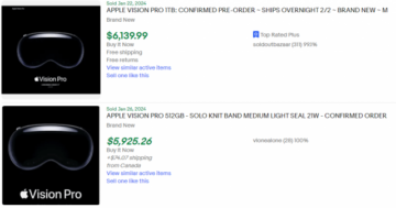 I preordini di Scalped Vision Pro sono stati venduti per $ 6,000