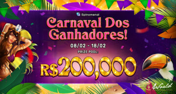Spinomenal convida jogadores a abraçar o espírito carnavalesco e competir no torneio Carnaval dos Ganhadores