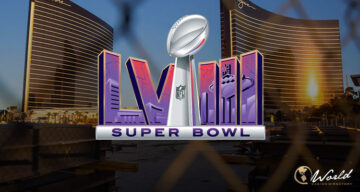 A Super Bowl „hazatérési” partit egy üres parcellán tartják az LV Strip-en