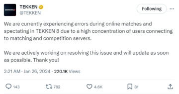 Tekken 8 Crashing Issues Resolved After Launch Day Hiccups