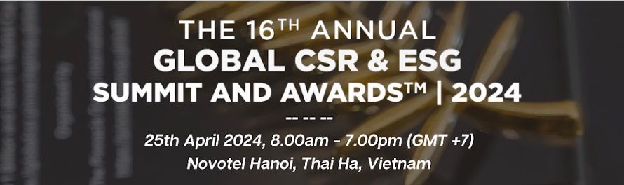 Det 16:e Global CSR & ESG Summit och Awards 2024