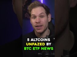 5 Altcoins Unfazed af Fake BTC ETF News! #shorts
