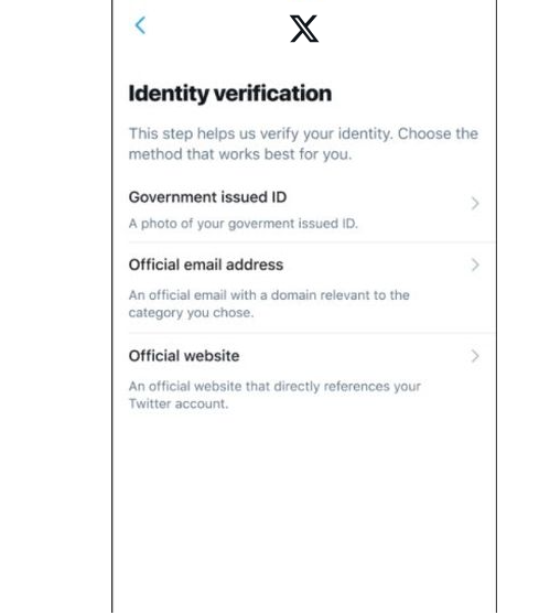 Verificarea identității Twitter
