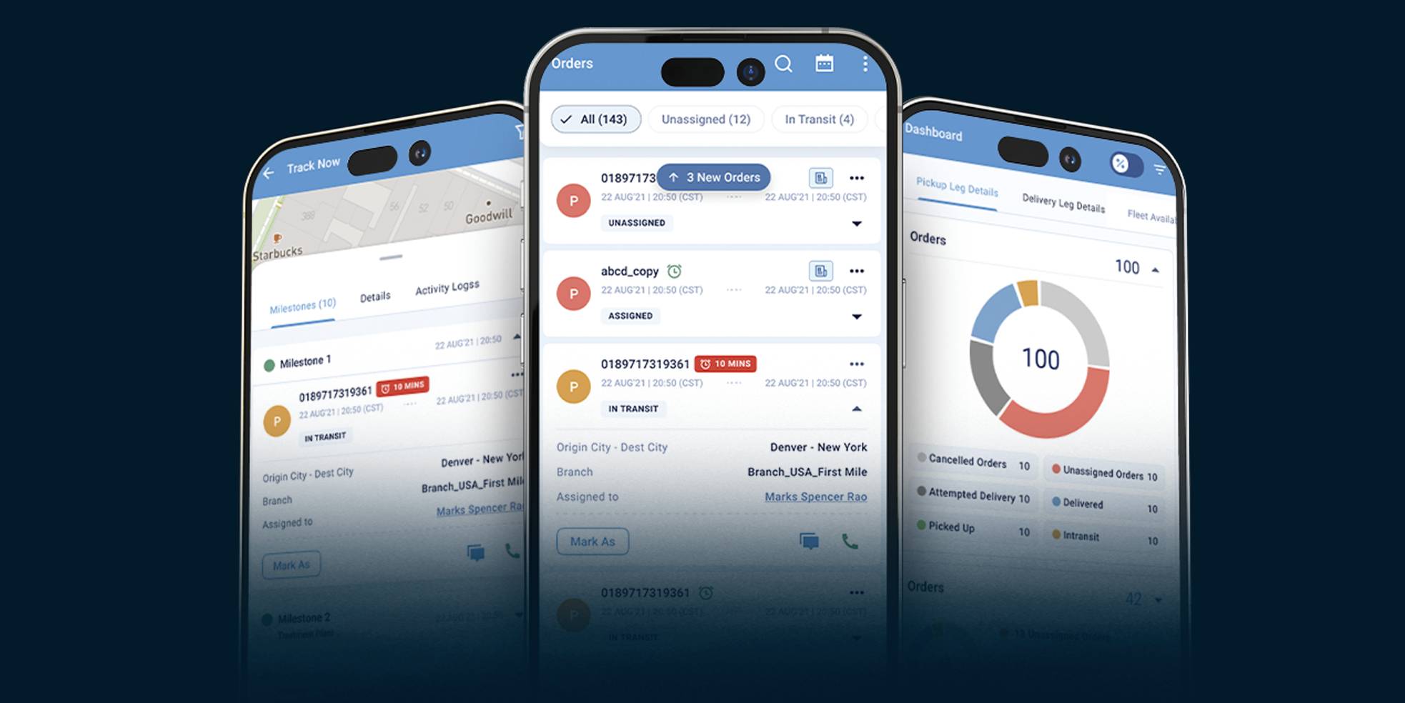 LogiNext Mile Mobile App- Den bästa leveransappen för Android och iOS