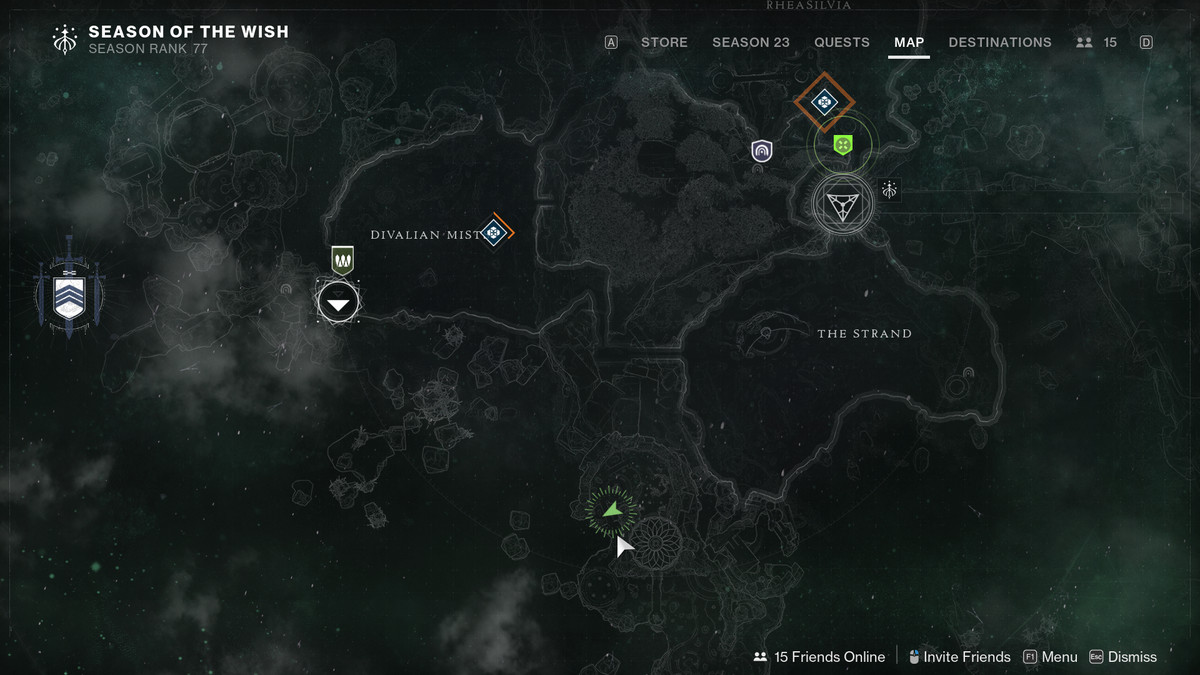 An image showing the Gardens of Esila in Destiny 2