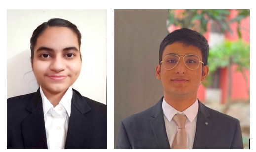 Images of SpicyIP Student Fellows (from the left) Tejaswini Kaushal and Yogesh Byadwal